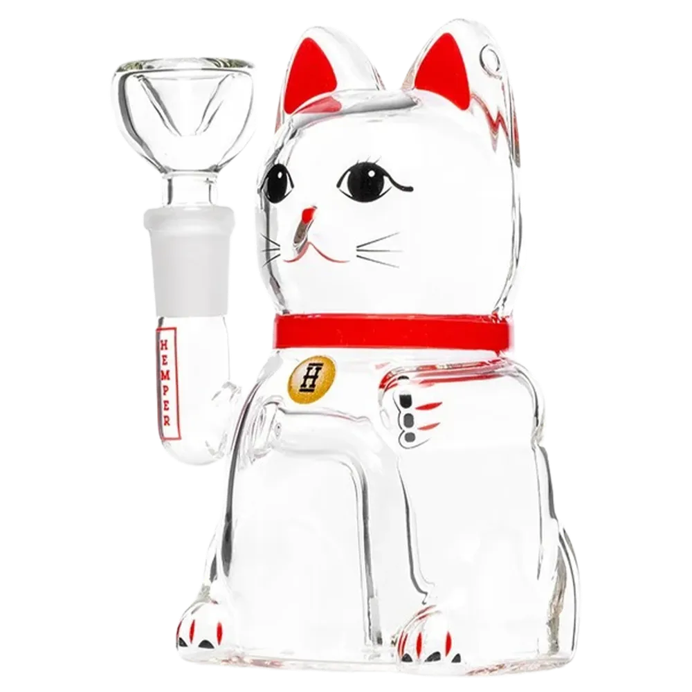 Hemper Lucky Cat Glass Bong
