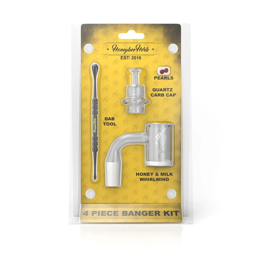 Honeybee Herb 4 Piece Honey & Milk Whirlwind Banger Kit