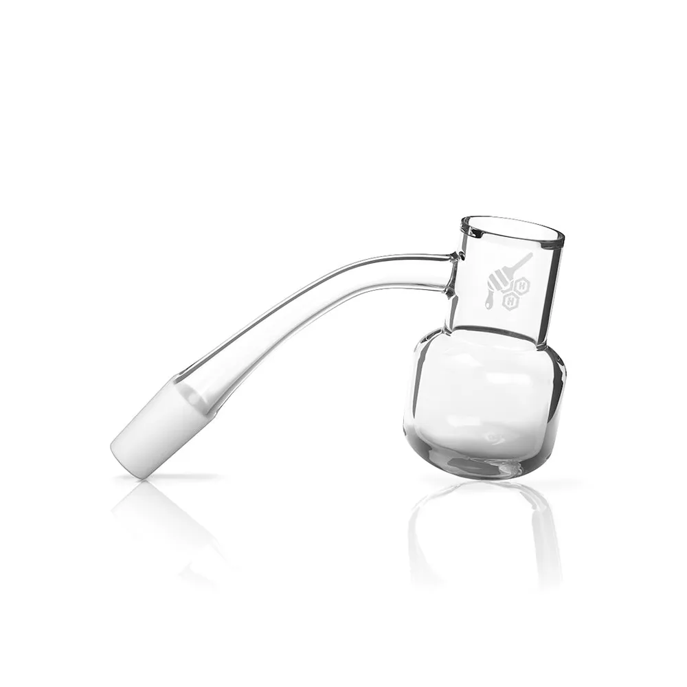 Honeybee Herb Honey Kettle Quartz Banger 45° Yellow Line