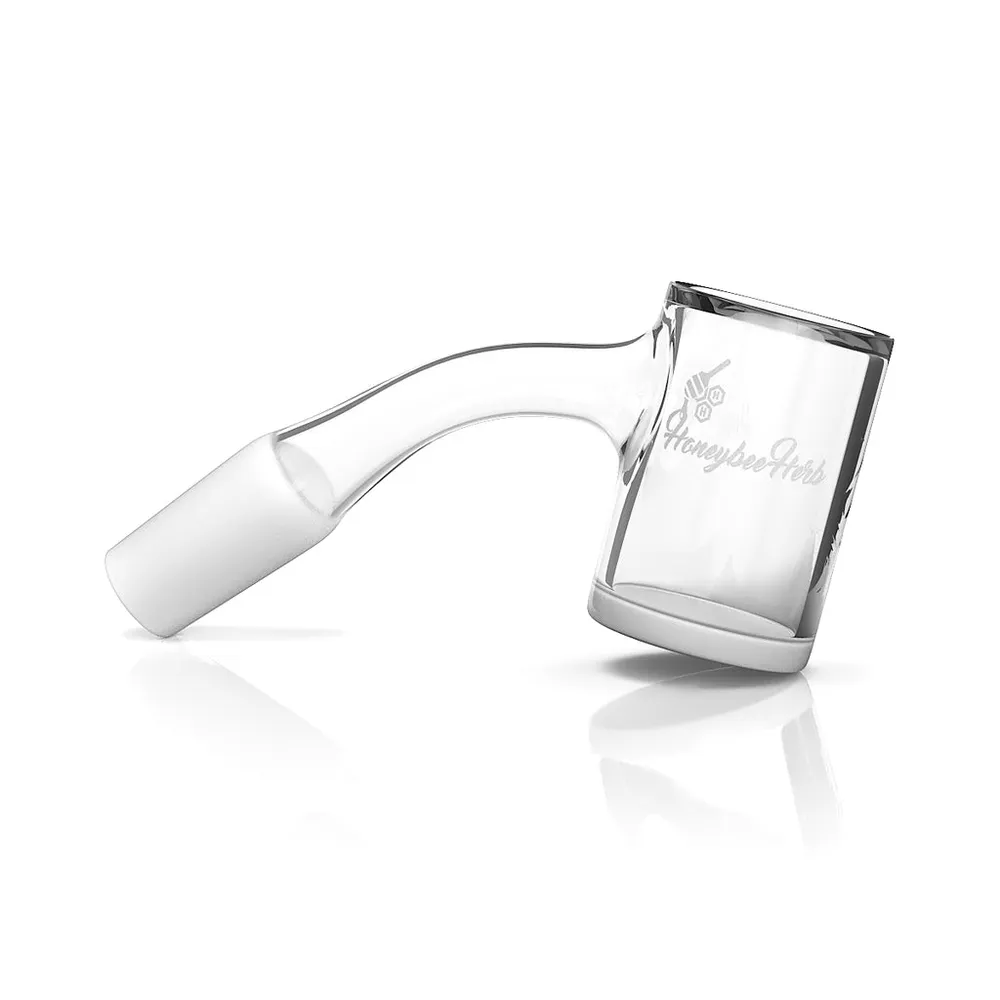 Honeybee Herb Honey & Milk Bevel Quartz Banger 45° Black Line