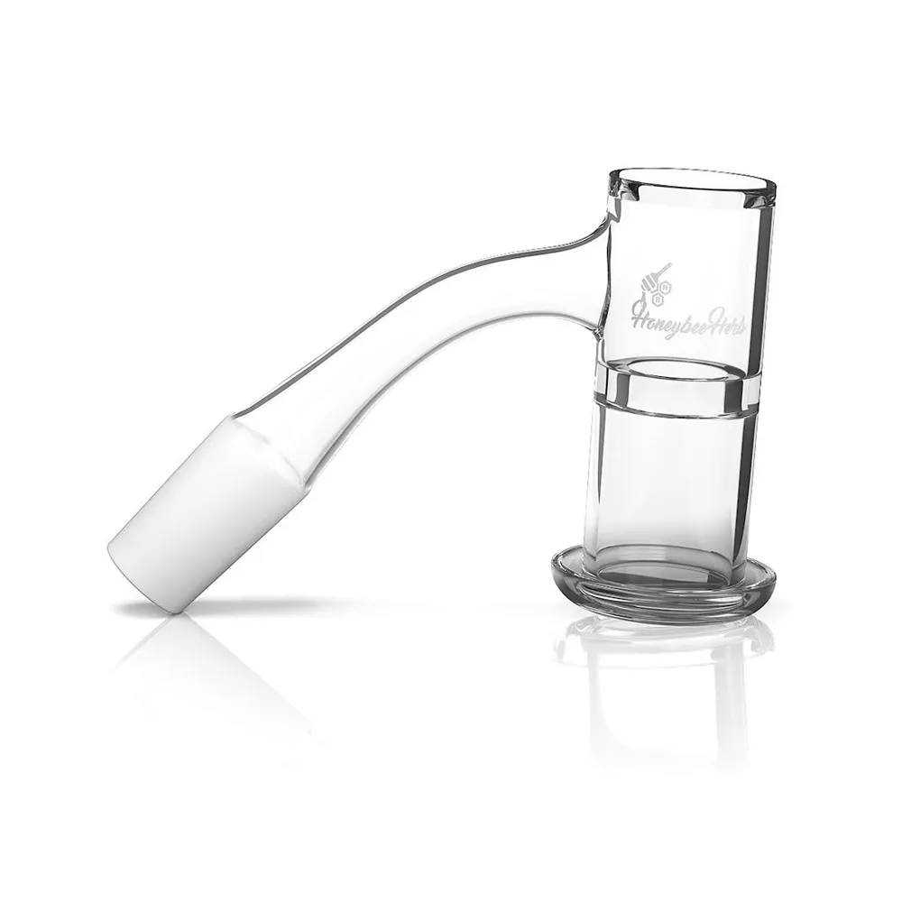 Honeybee Herb Honeysuckle XL Quartz Banger 45° Black Line