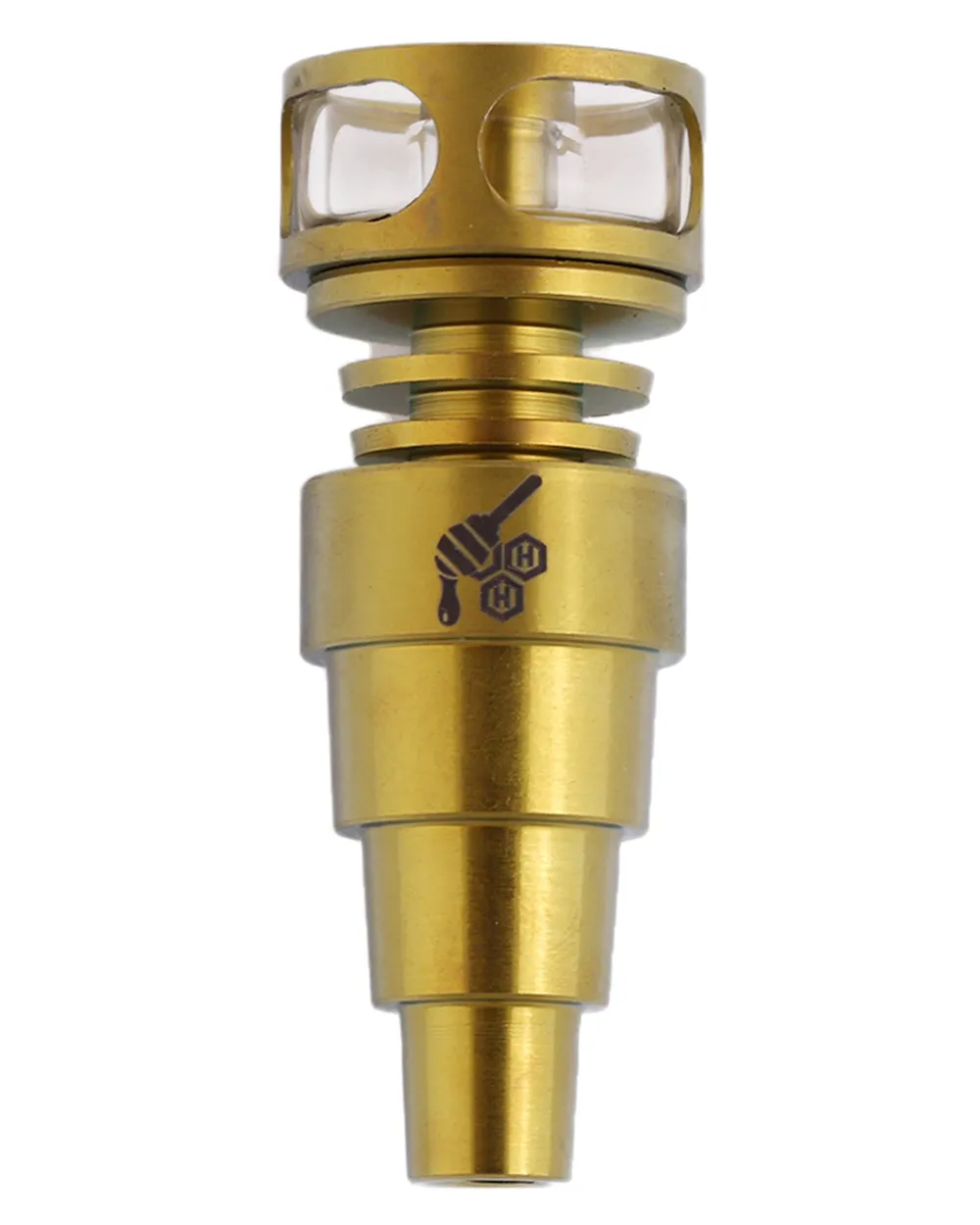 Honeybee Herb Hybrid Cage 6 in 1 Titanium Nail