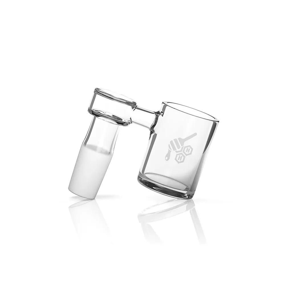 Honeybee Herb Original Sidecar Quartz Banger 90° Yellow Line