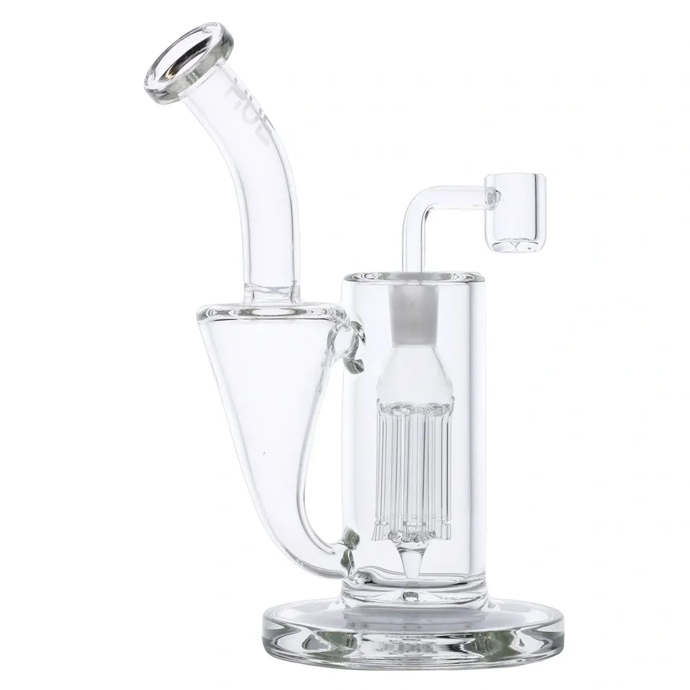 DankStop Hue - Whirlpool Dab Rig Clear - 9"
