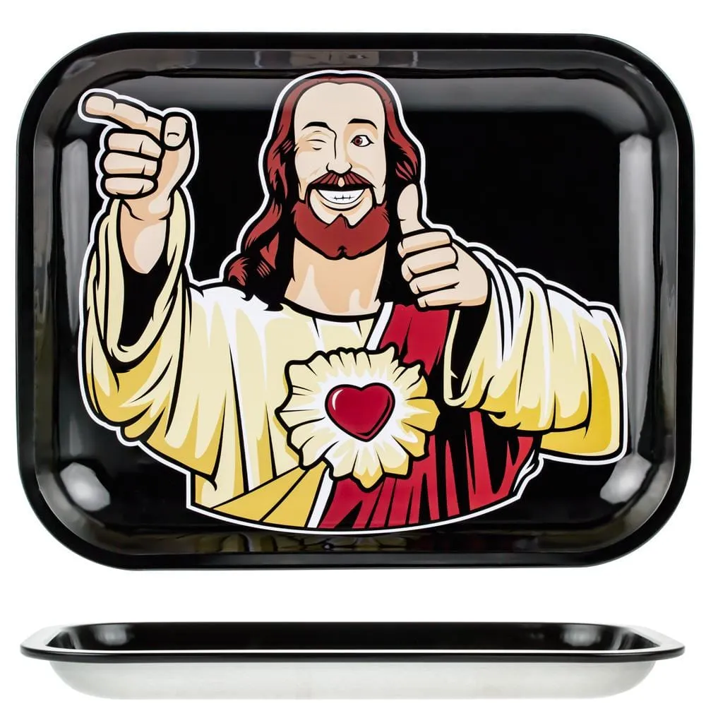Jay and Silent Bob Buddy Christ Black Rolling Tray
