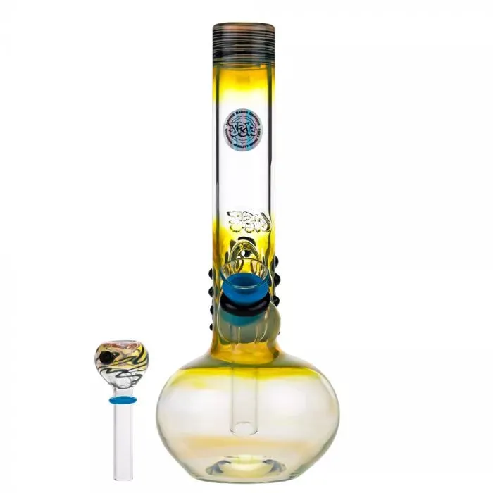 DankStop Jerome Baker Designs and Grasscity Dichro Fumed Glass Ice Bong | Green