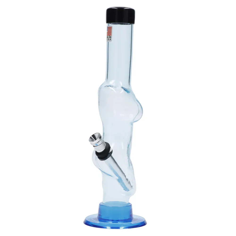 JM Plastics Serving Body Acrylic Bong - 8 in.