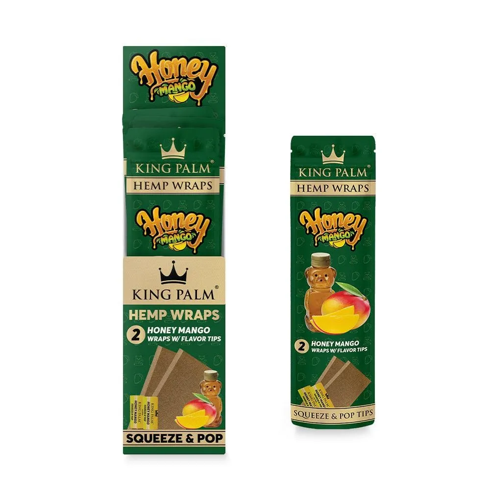 King Palm Hemp Wraps - 15 Packs of 2