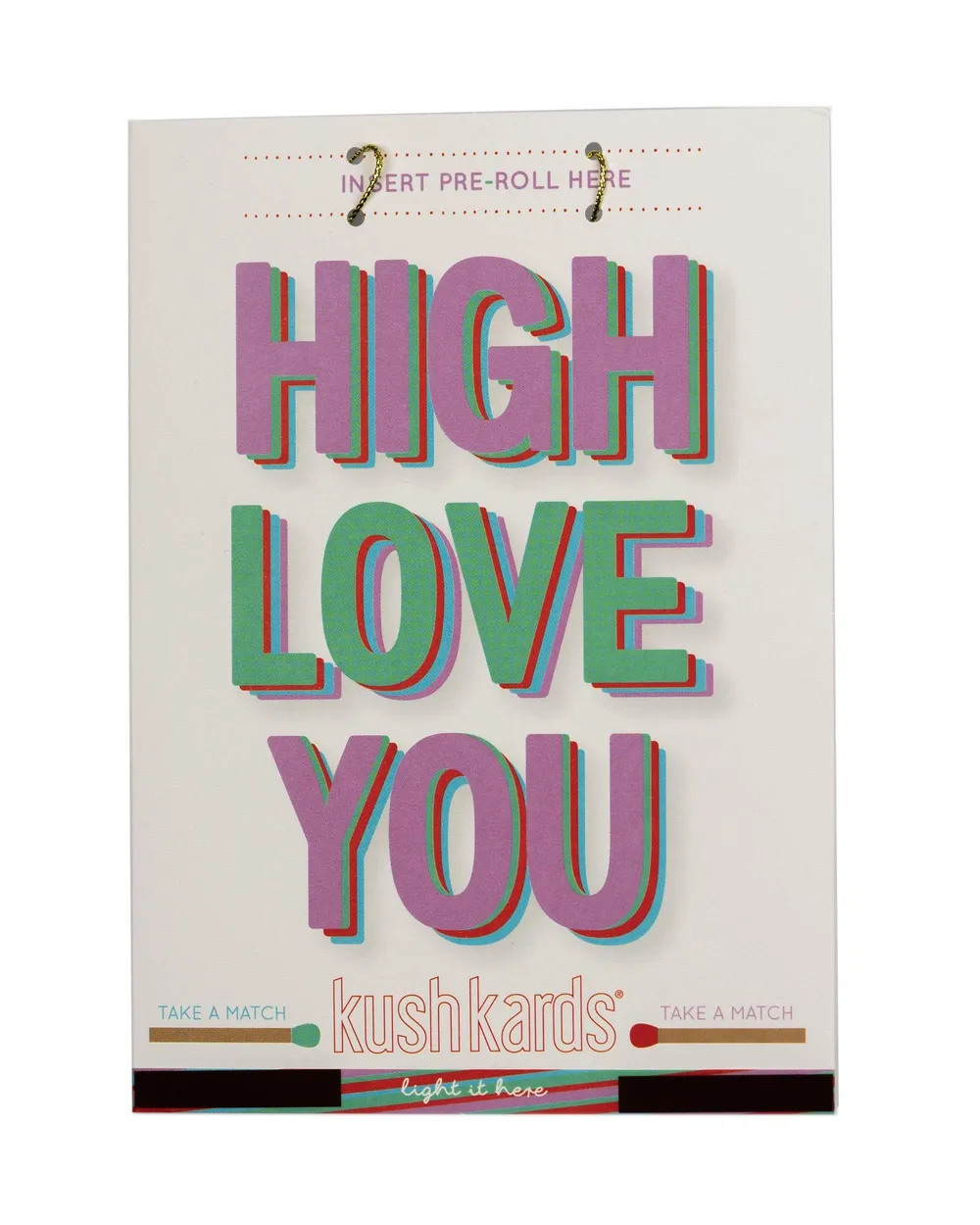 KushKards "High Love You" Greeting Card