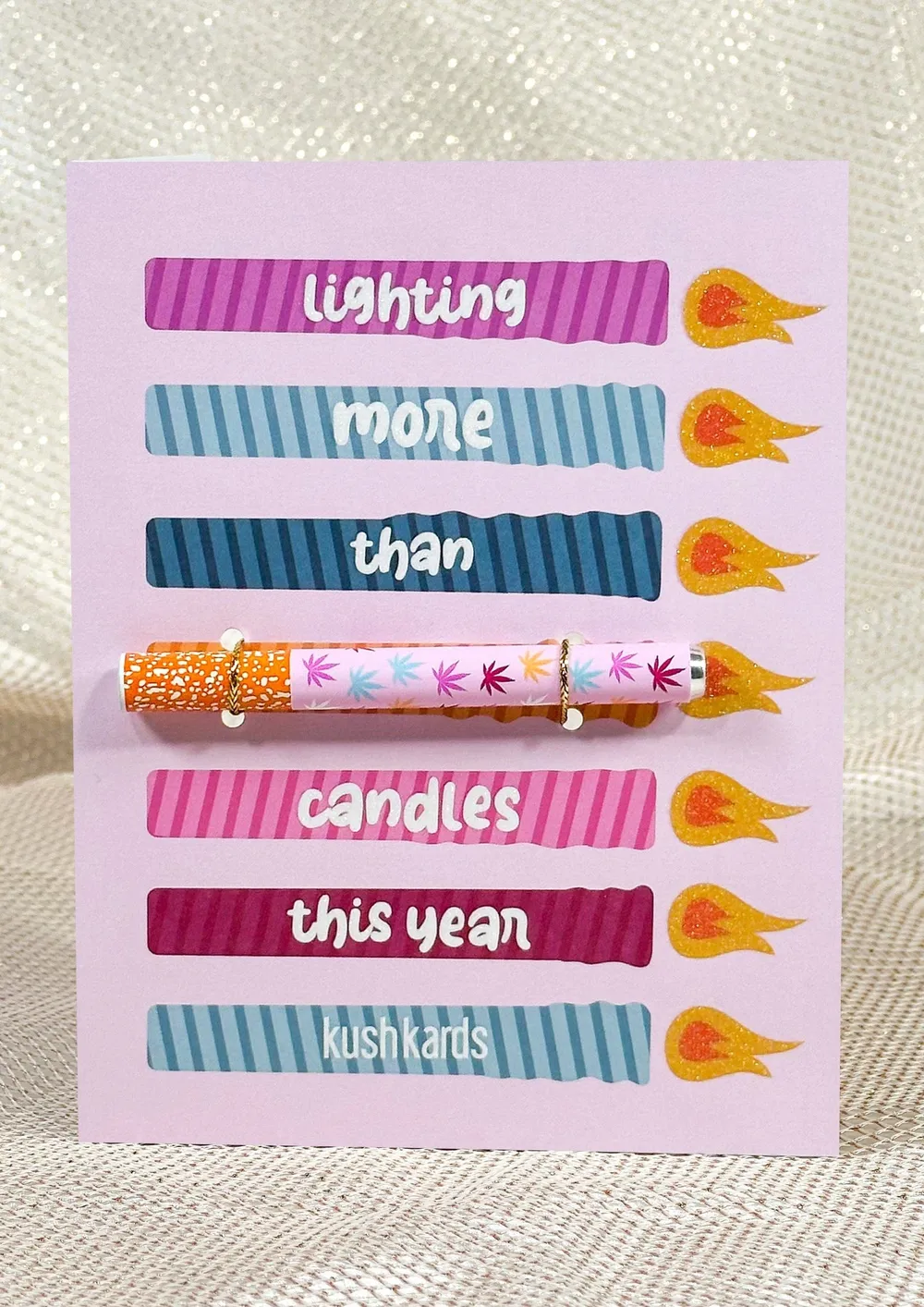 KushKards Birthday Candles Greeting Card