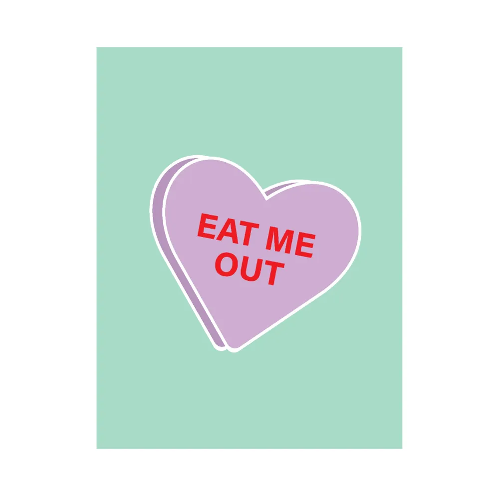 KushKards Eat Me Out Naughty Greeting Card