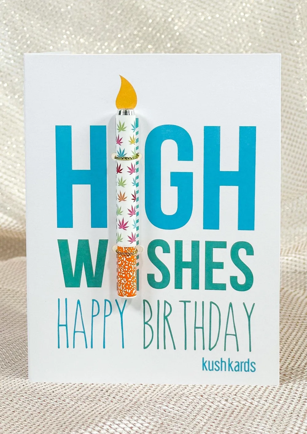 KushKards High Wishes Birthday Card