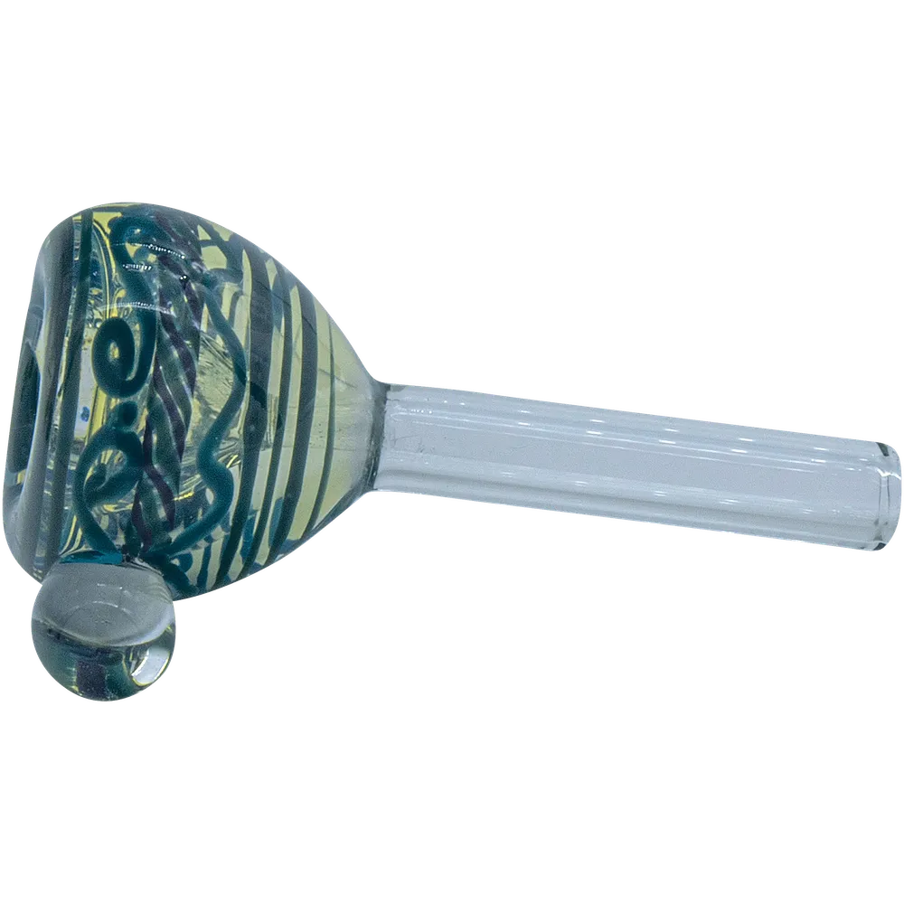 LA Pipes Painted Warrior Pull-Stem Slide Bowl