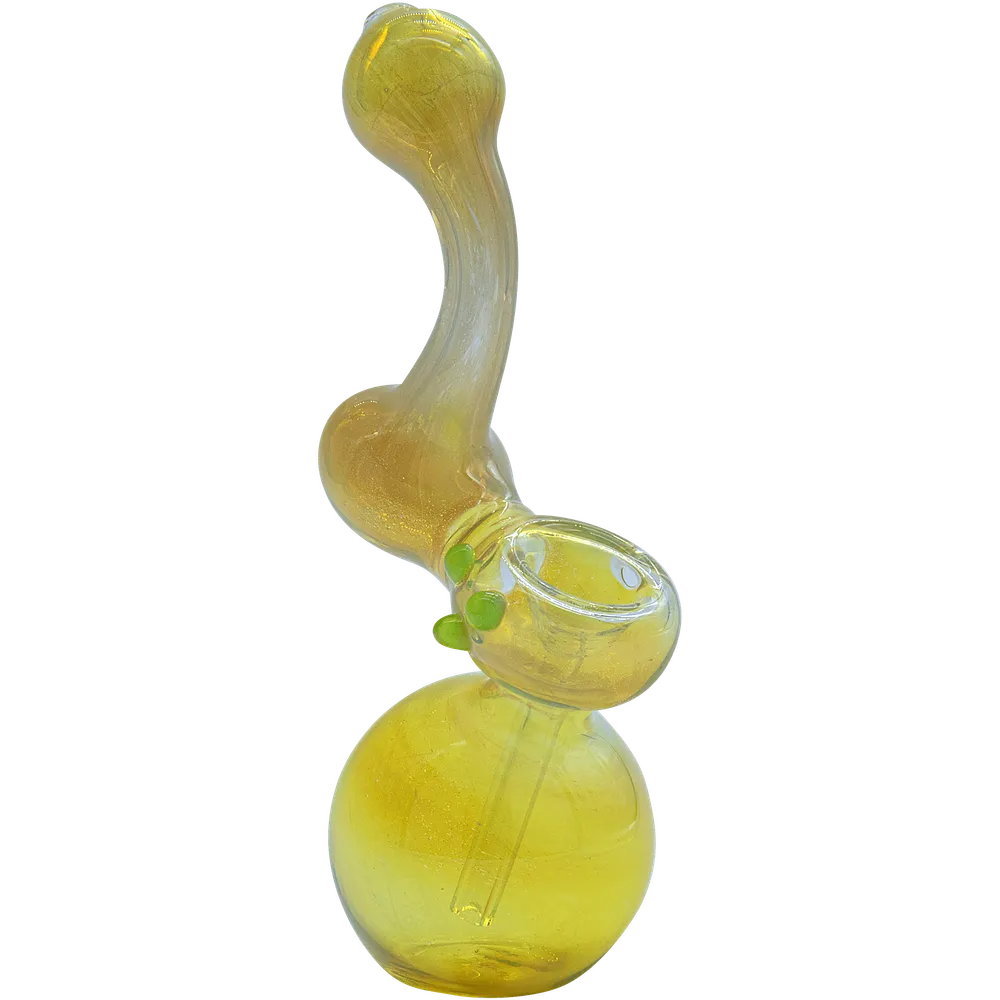 LA Pipes The "Silver Sherlock" Fumed Sherlock Bubbler Pipe