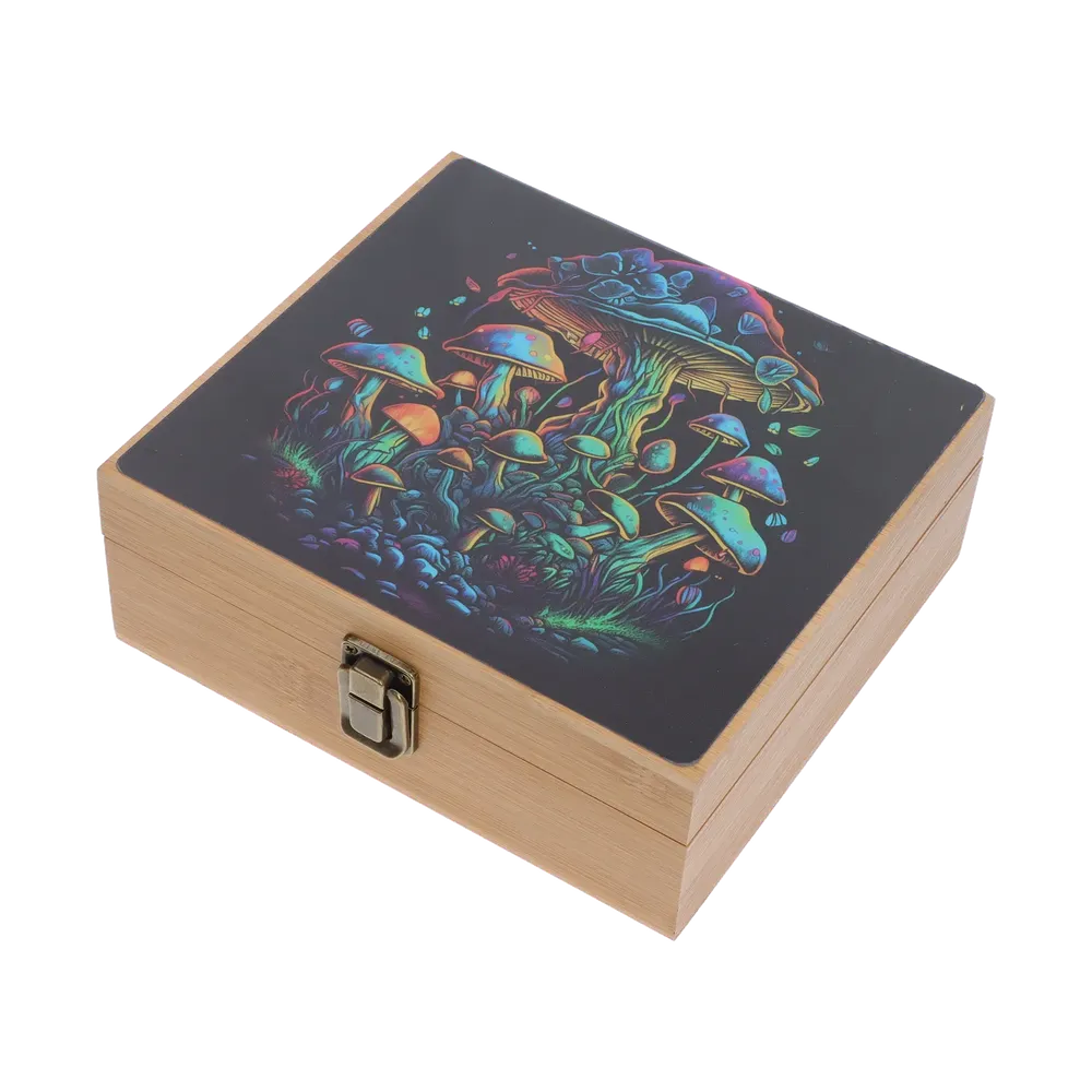 DankStop Large Bamboo Smoking Kit (Flowing Mushroom)