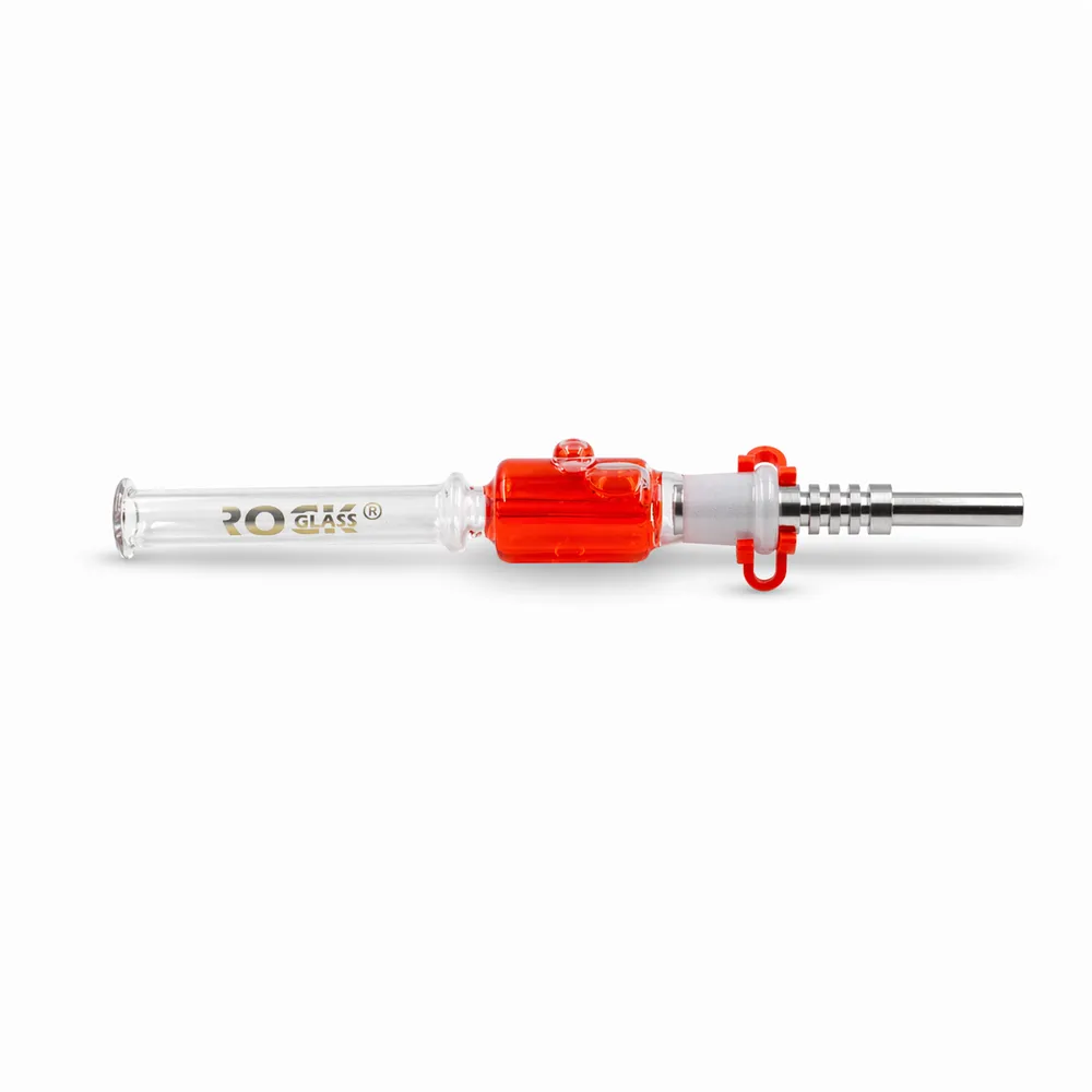 Rock Glass Liquid Lava Collector 14mm Rock Glass Freezable Glycerine Straw