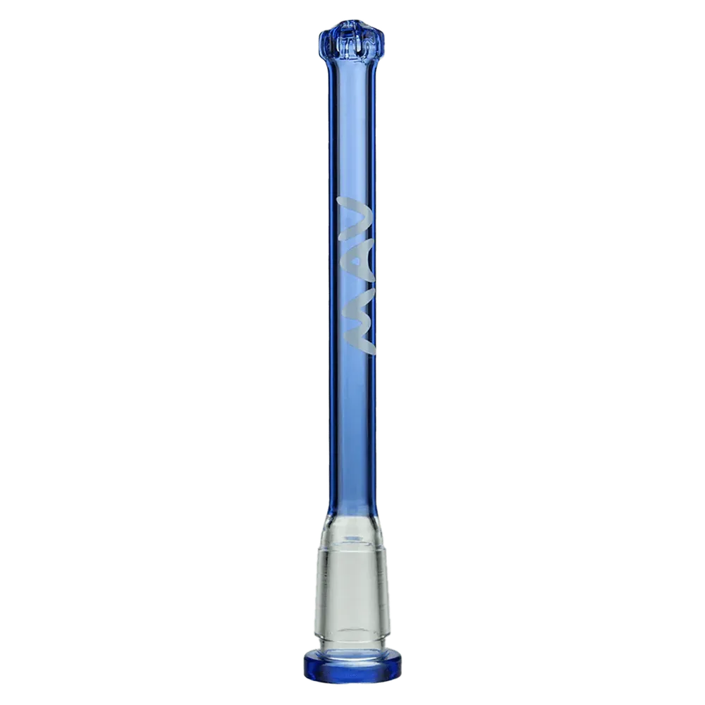 MAV Glass 5" Showerhead Slitted Colored Downstem