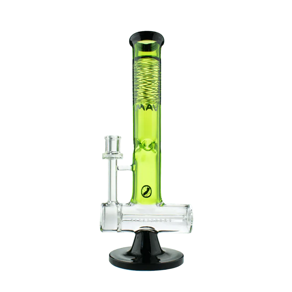 MAV Glass Slitted Inline Wig Wag Reversal Top Bong