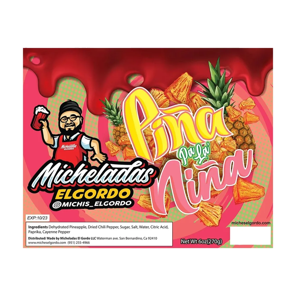 Cow Crack Micheladas El Gordo Pina Pala Nina - 6 oz.
