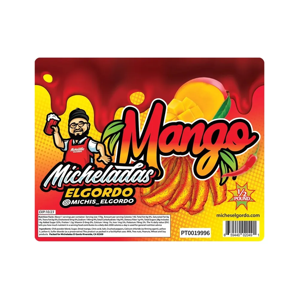 Cow Crack Micheladas El Gordo Spicy Mango Fruit - 6 oz.