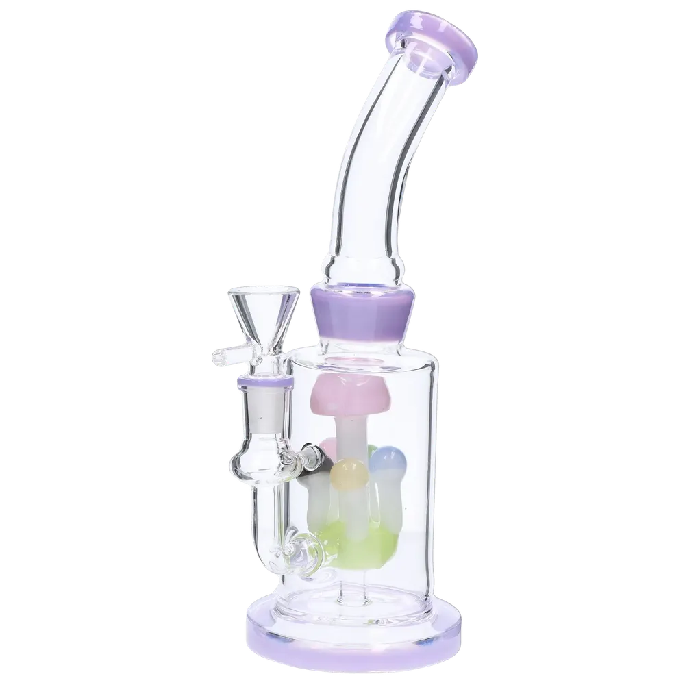 DankStop Multi-Mushroom Perc Bong - 9 in.