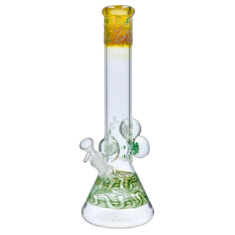 DankStop Mushroom Marble Bong - 18 in.