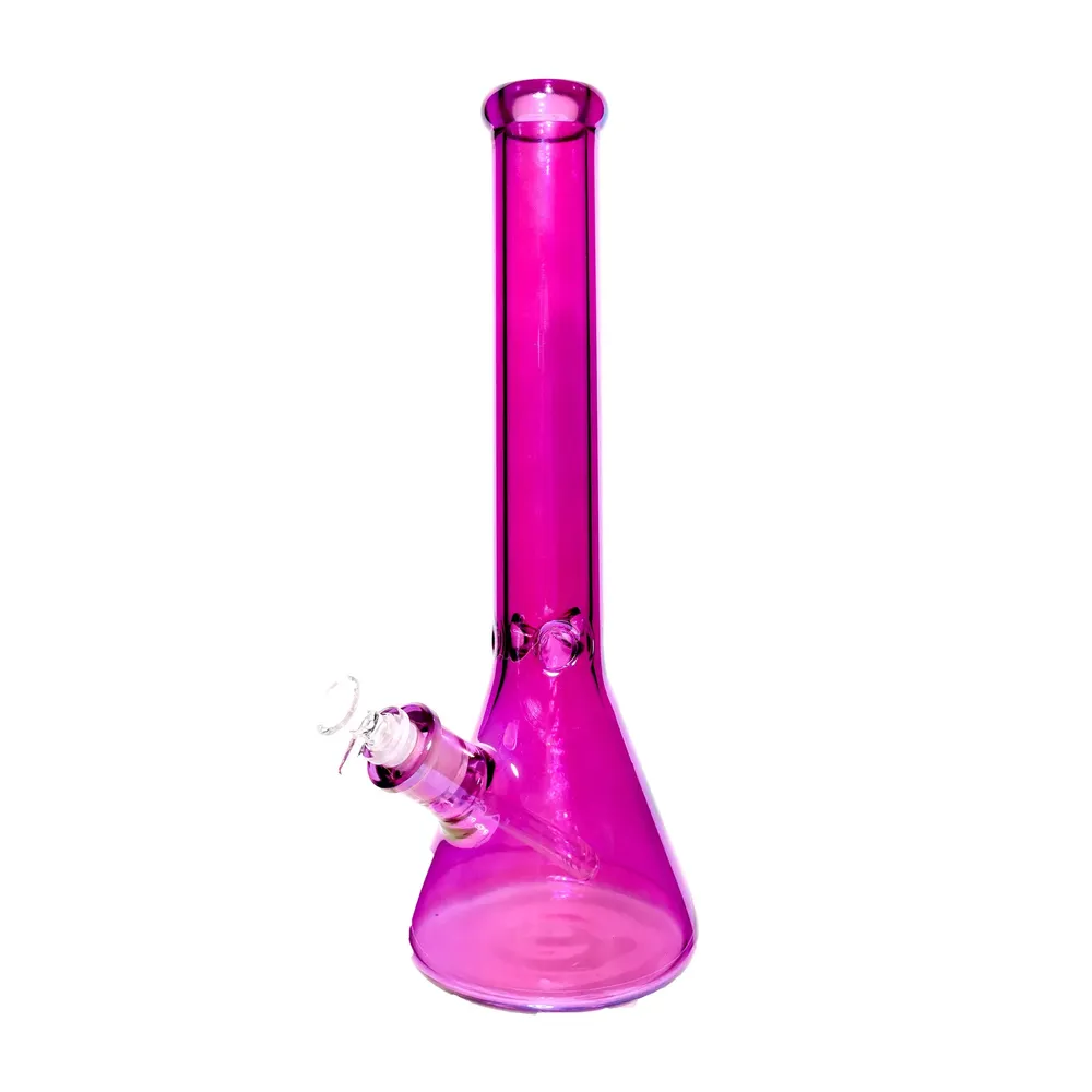 DankStop Neon Beaker with Ice Pinch Bong