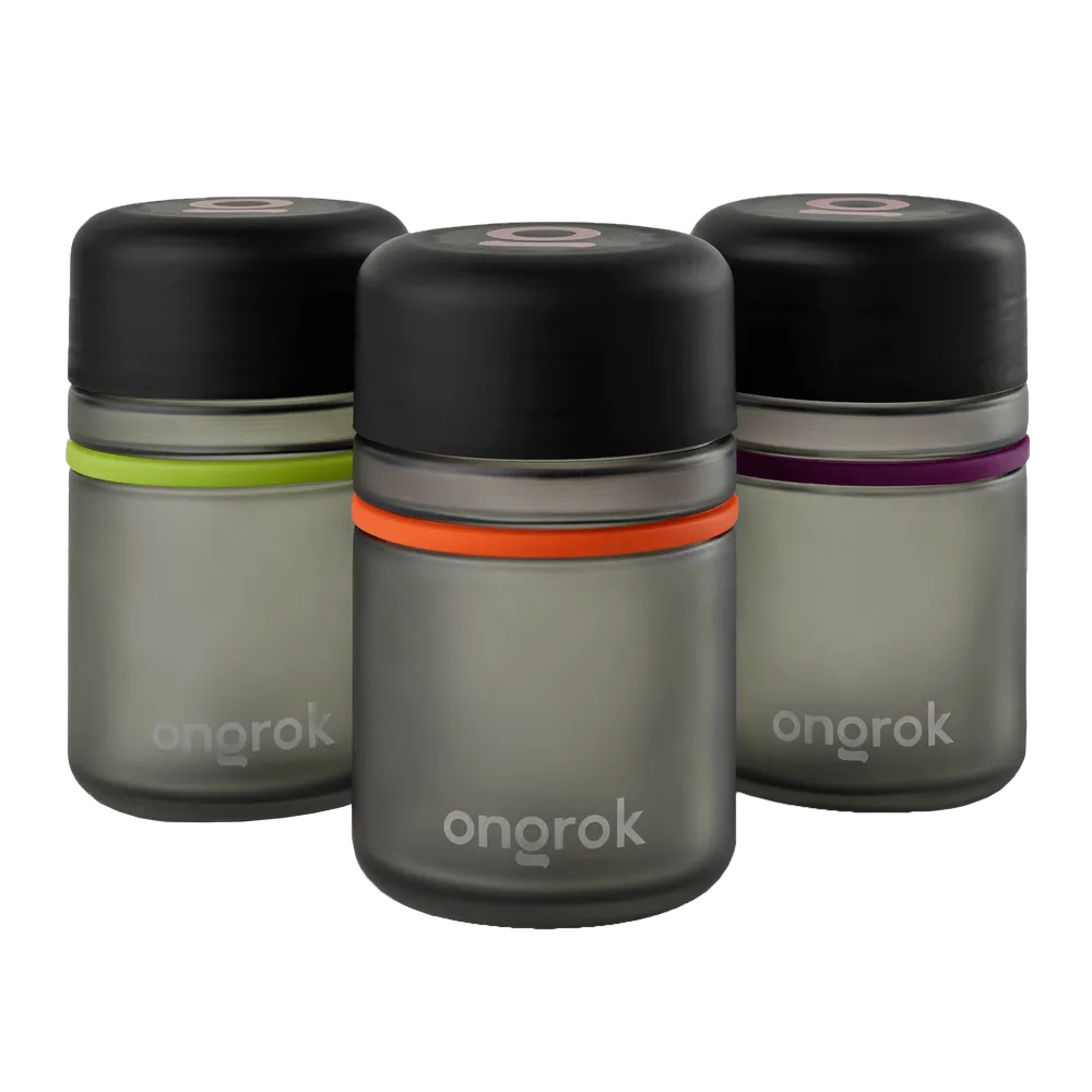 ONGROK Child Resistant Glass Storage Jar