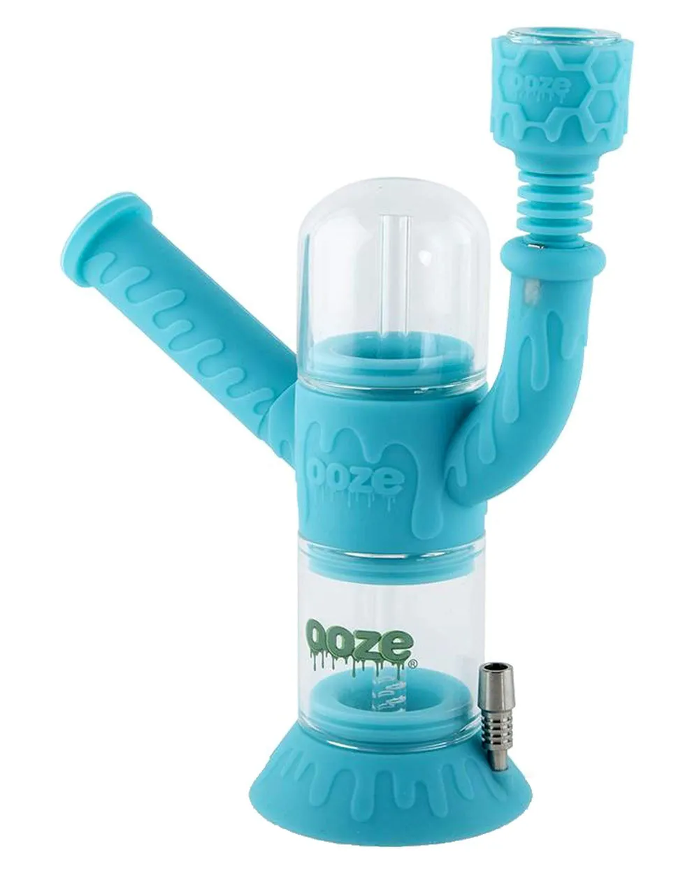 Ooze Cranium Silicone 4-in-1 Hybrid Bong