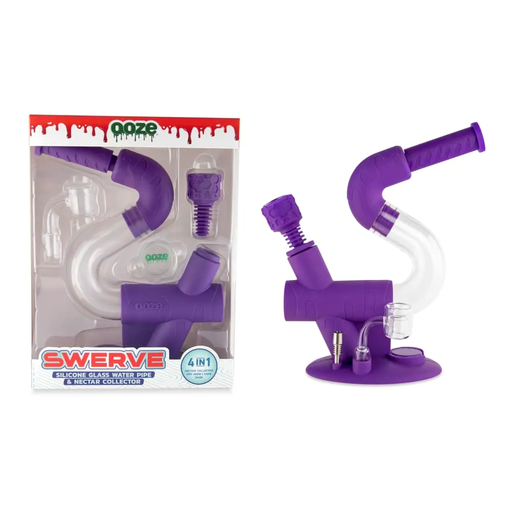 Ooze Swerve 4-in-1 Silicone Bong