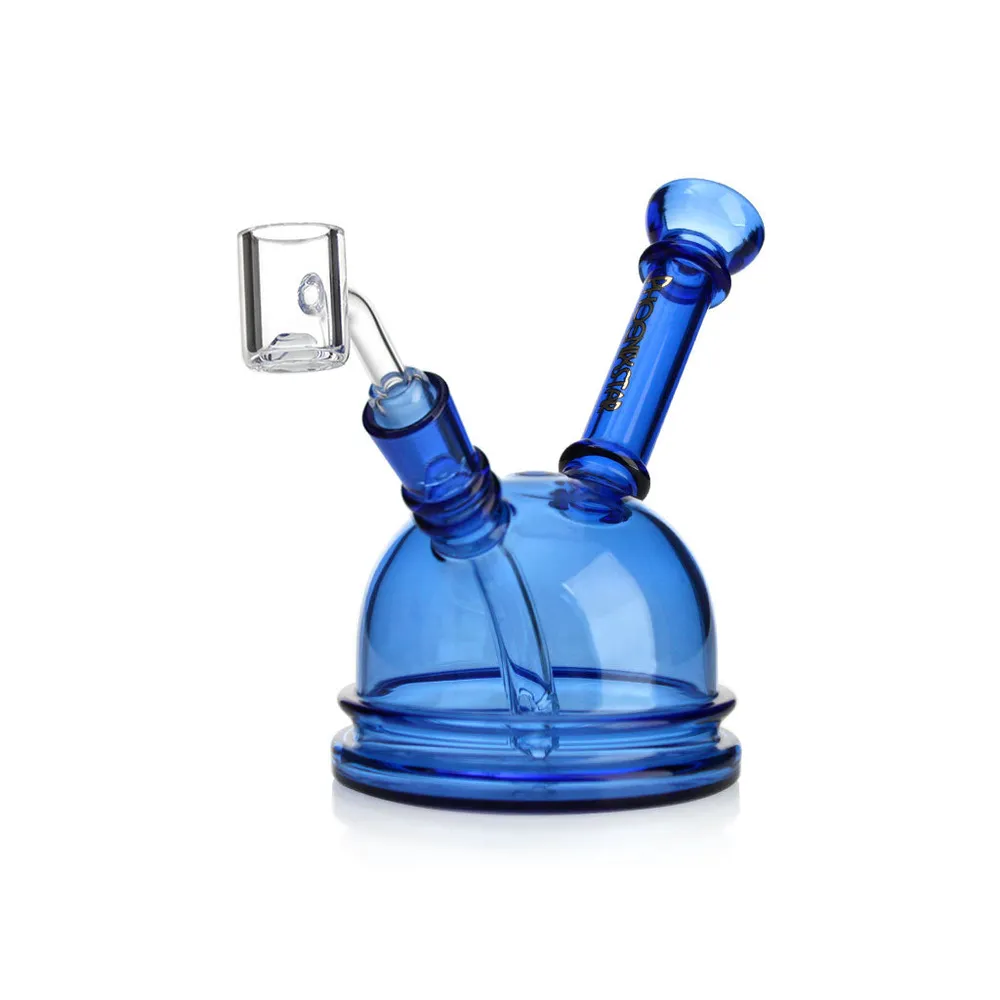Green Flower Phoenix Star 6 Inch Translucent Dome Dab Rig