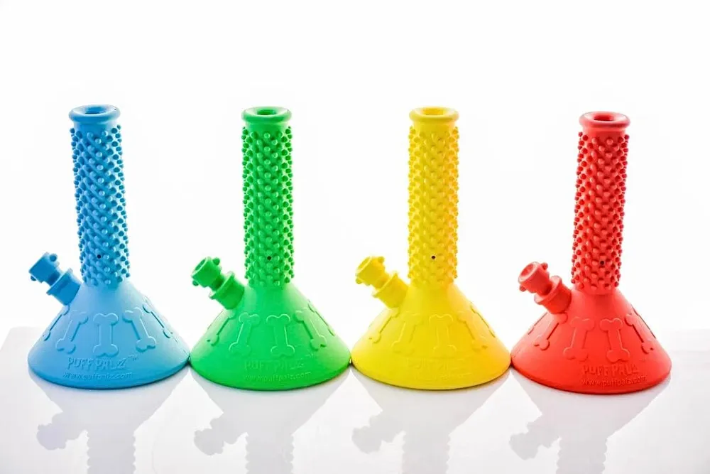 Puff Palz Beaker Buddy Dog Toy