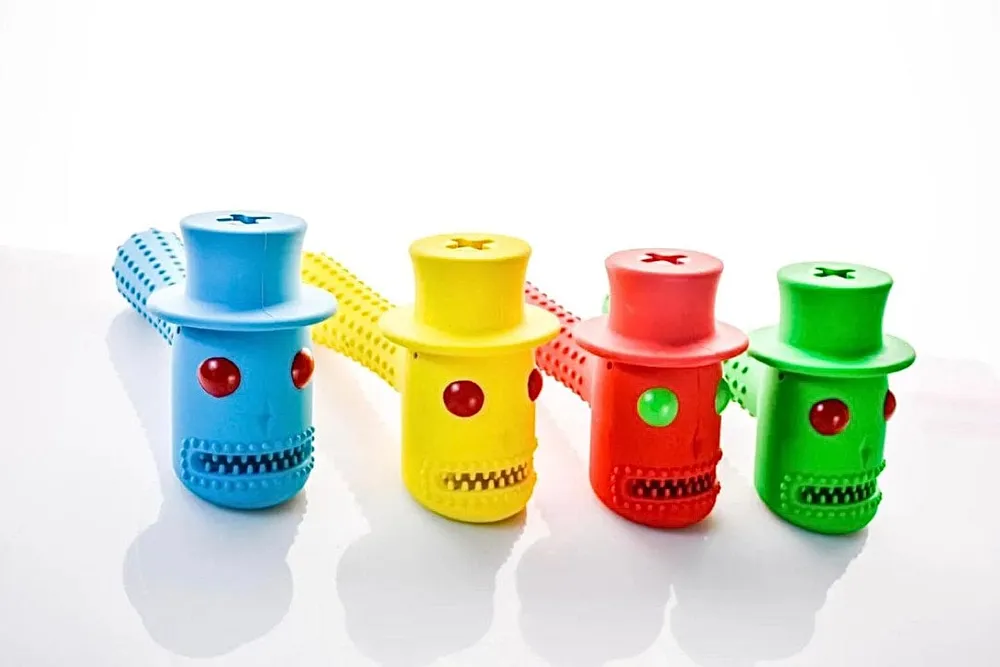 Puff Palz Hippie Hammer Dog Toy