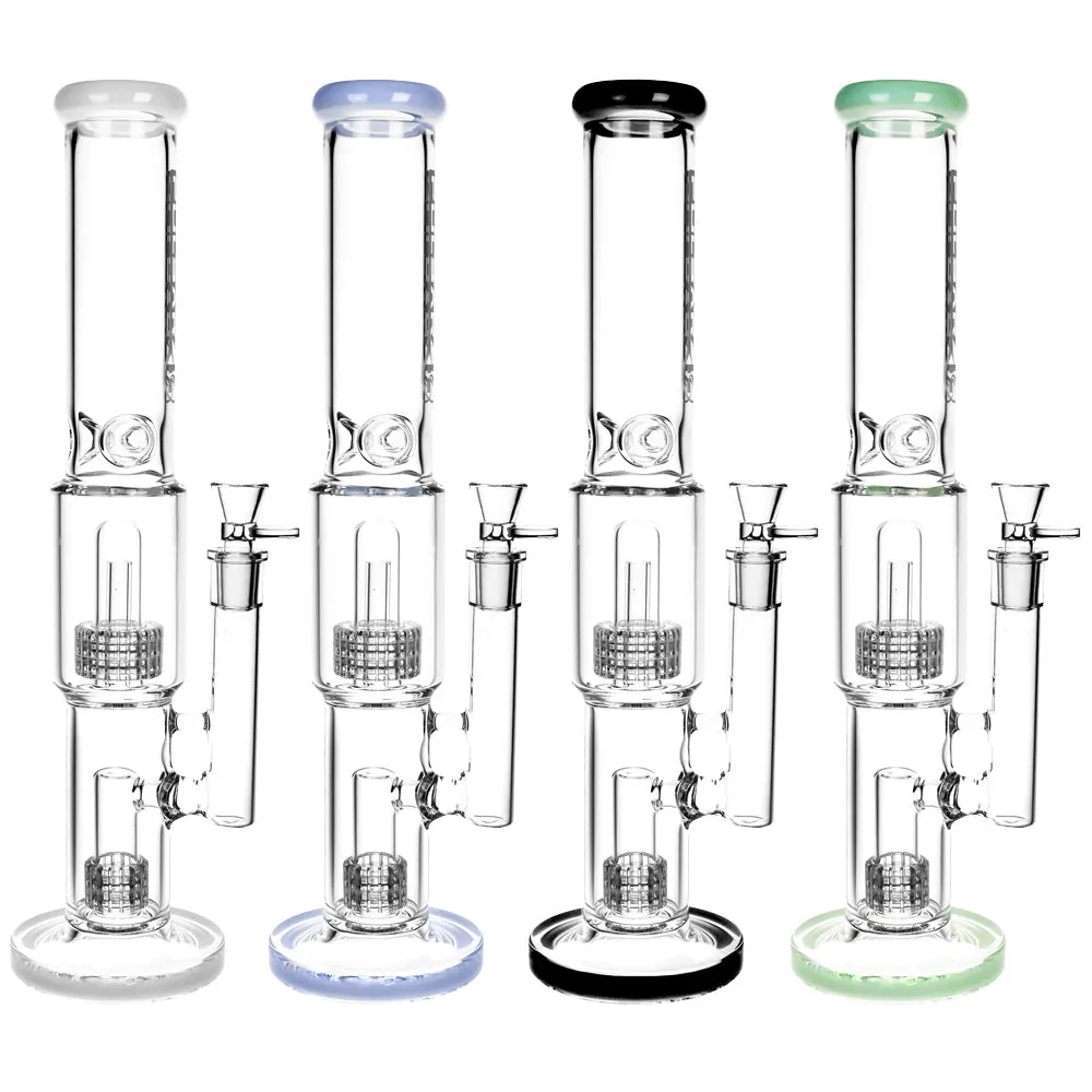 Pulsar Borosilicate Bong - 16.5" / 19mm F / Colors Vary