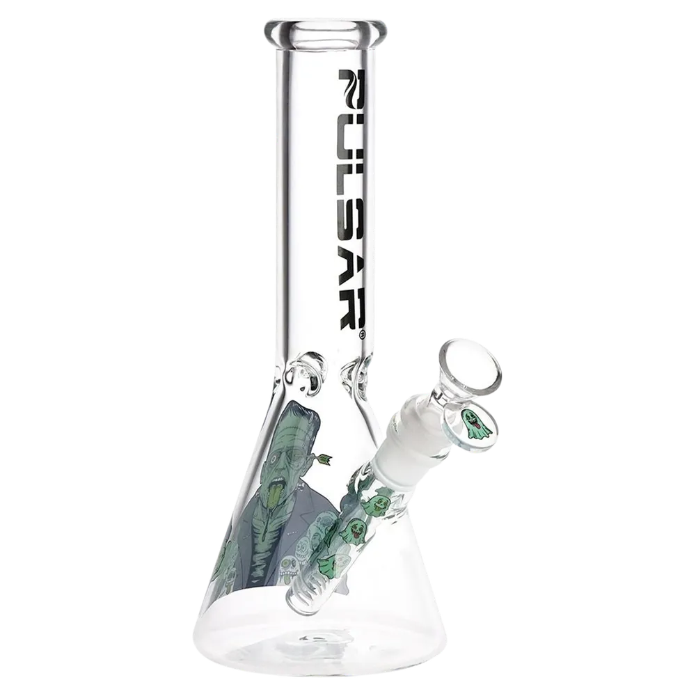 Pulsar FrankenGhoul Beaker Glass Bong - 9.75" / 14mm F