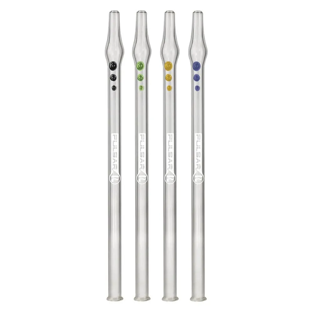 Pulsar Glass Vapor Straw - 10" / Colors Vary