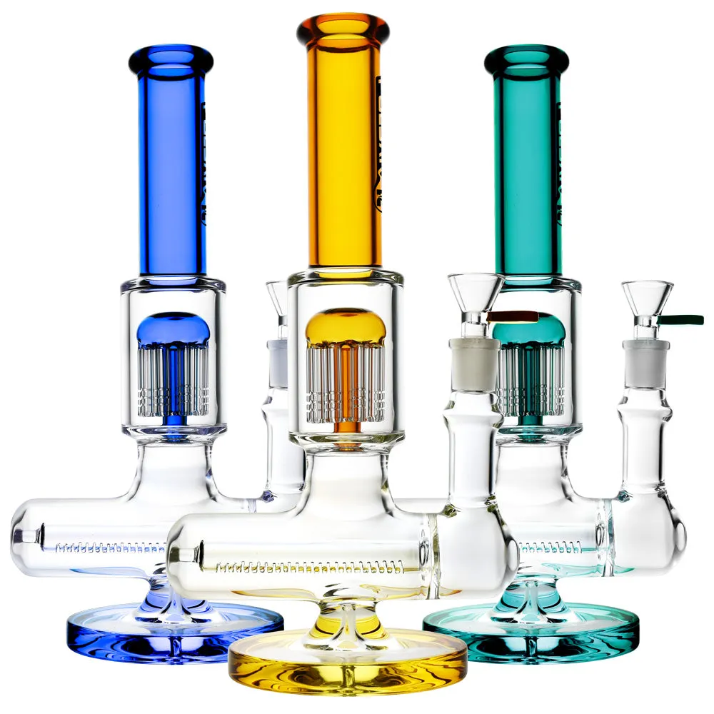 Pulsar Jellyfish Inline Perc Bong- 11"/14mm F/Colors Vary