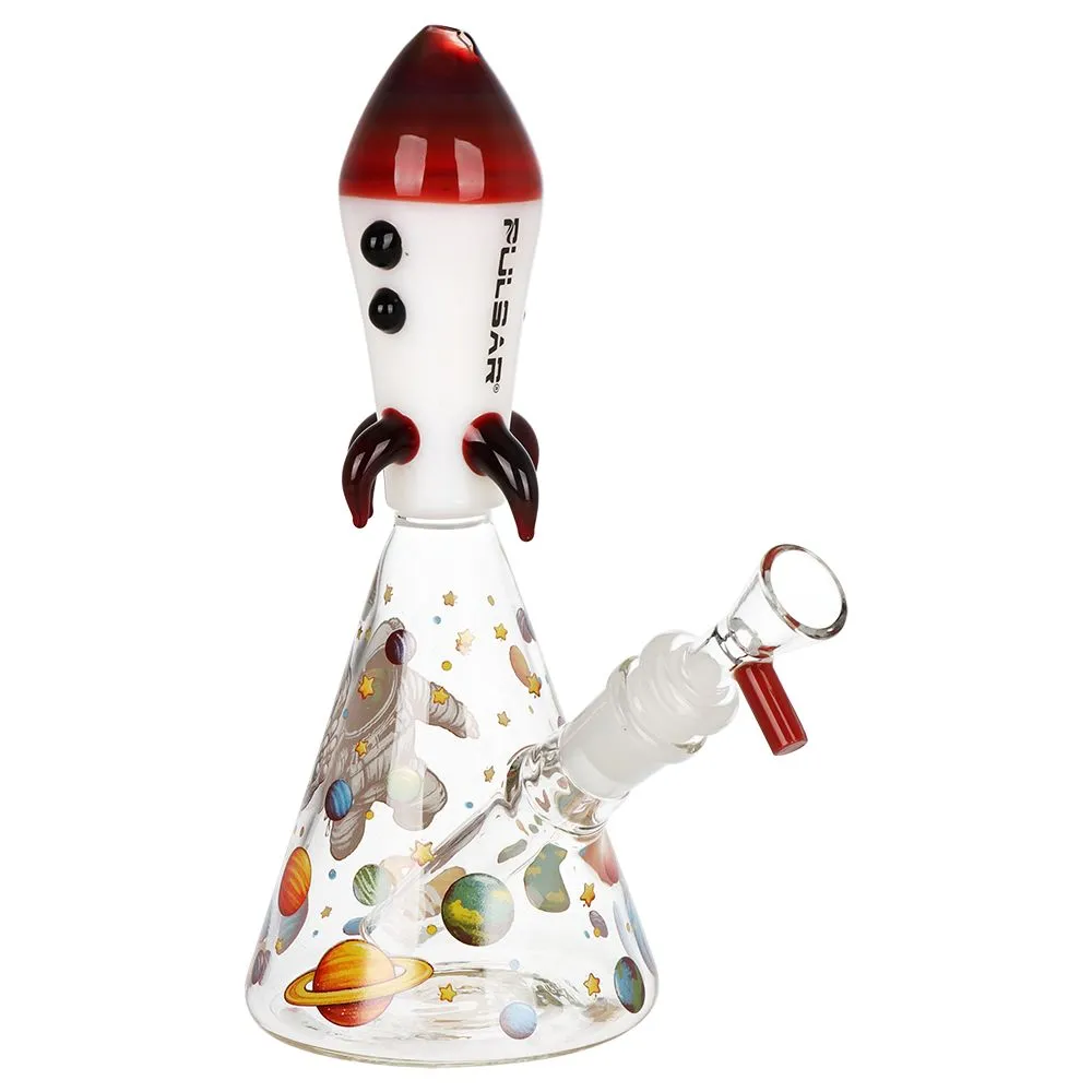 Pulsar Rocket Ship Glass Bong - 7.75" / 14mm F