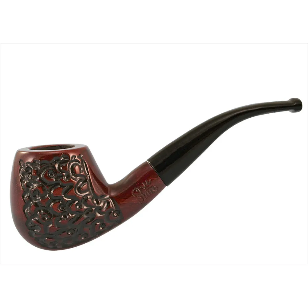Pulsar The True Scotsman Engraved Bent Brandy Shire Pipe