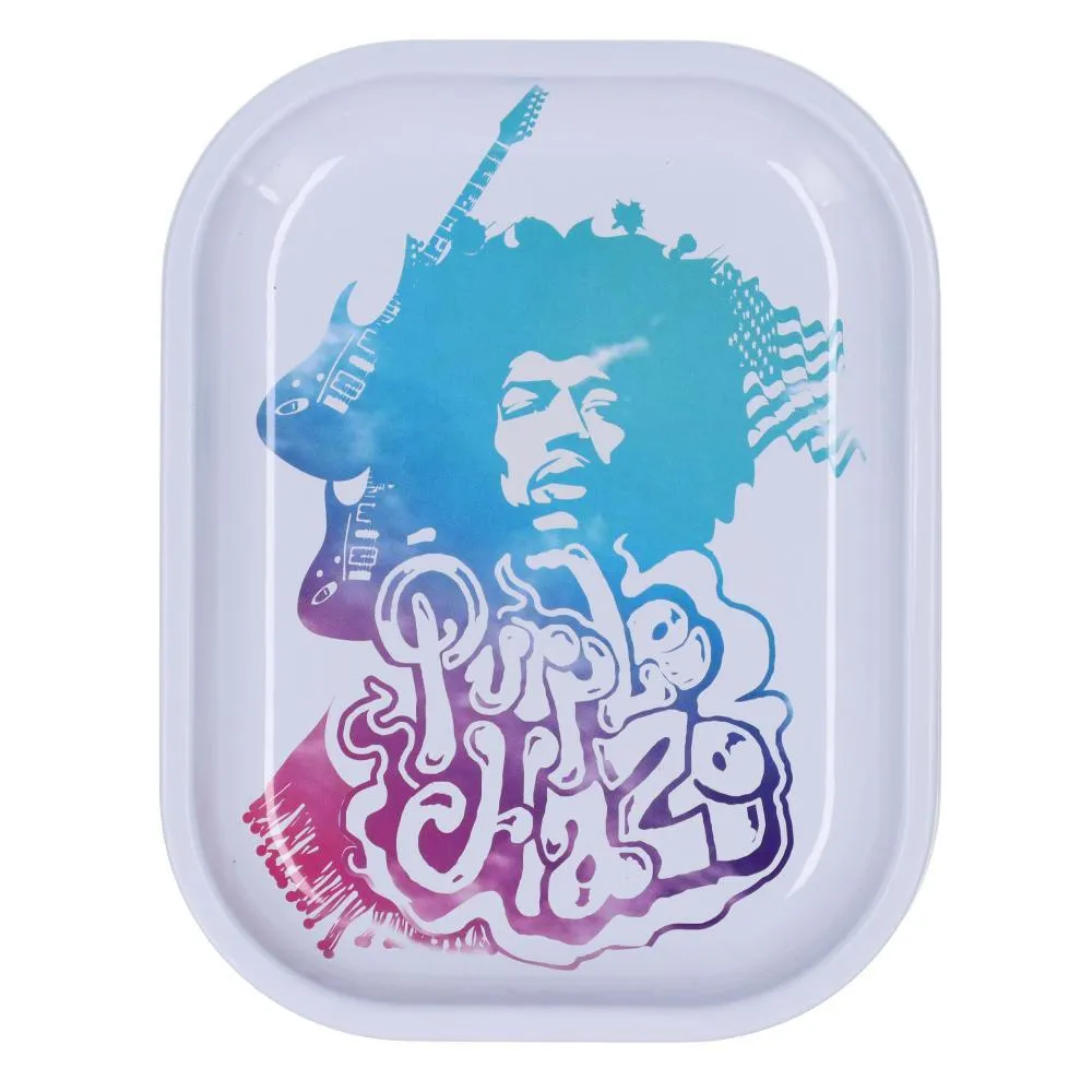 Rock Legends Jimi Hendrix Purple Haze Rolling Tray