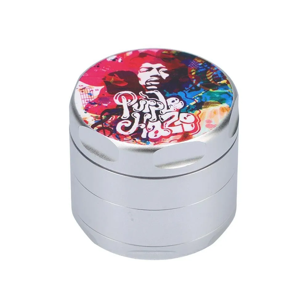 Rock Legends Jimi Hendrix Rainbow Haze 55mm 4-Piece Grinder