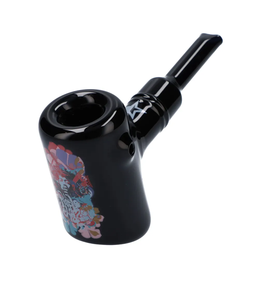 Rock Legends Jimi Rainbow Haze 6" Black Hammer Sherlock Pipe
