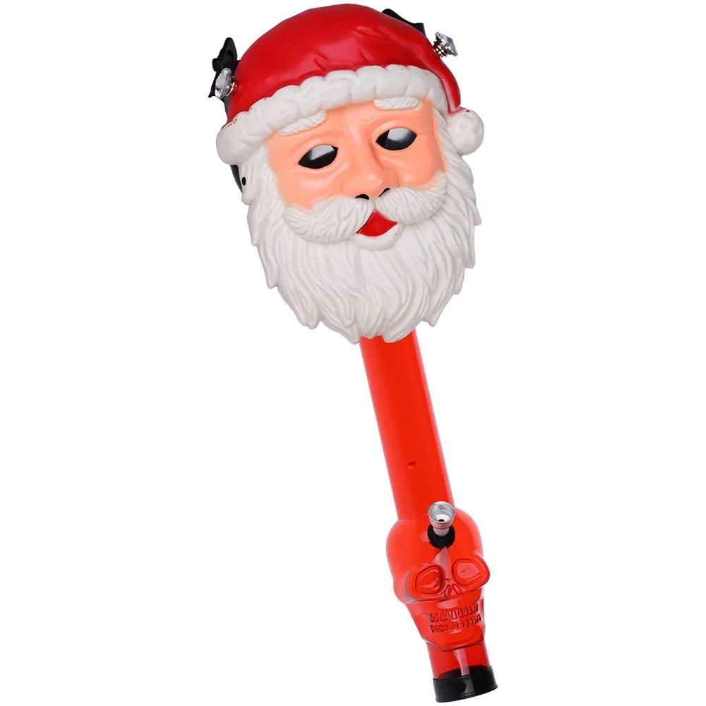 Santa Gas Mask w/ Acyrlic Bong - 10.25"