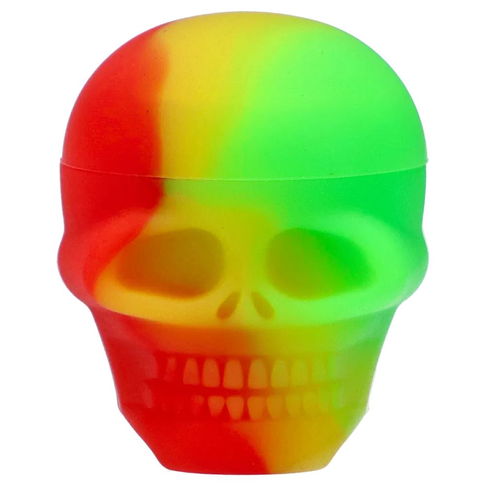 DankStop Silicone Skull Container-Assor