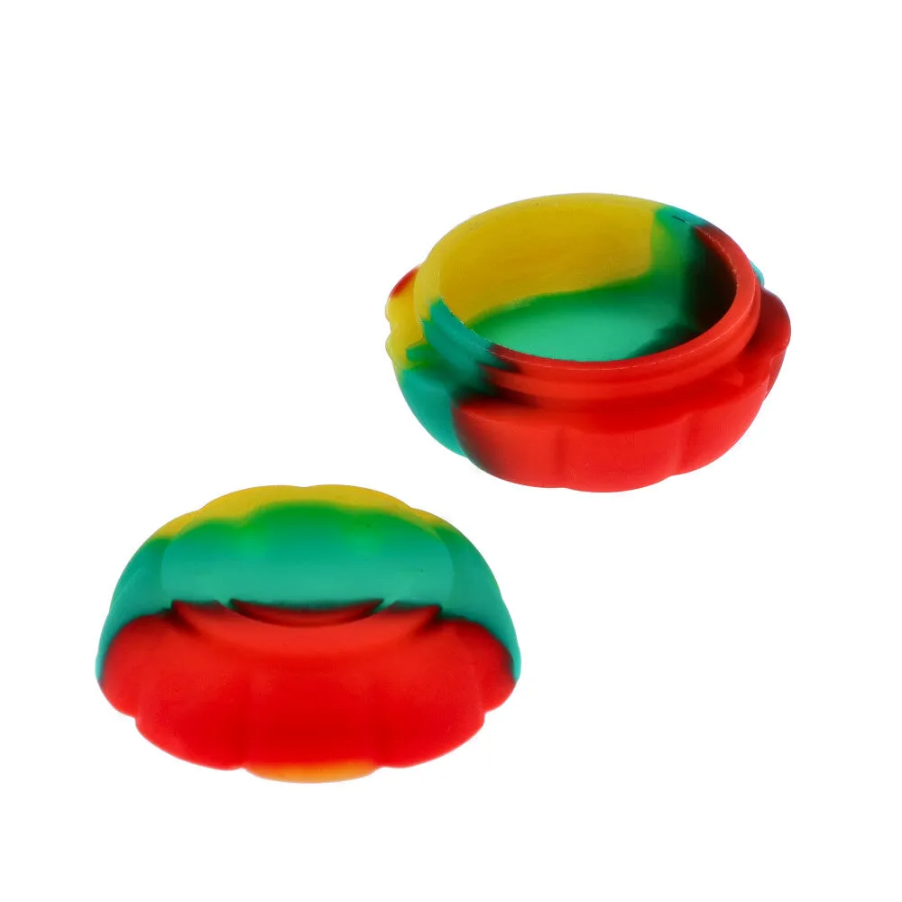 DankStop Silicone Smiley Pumpkin Container