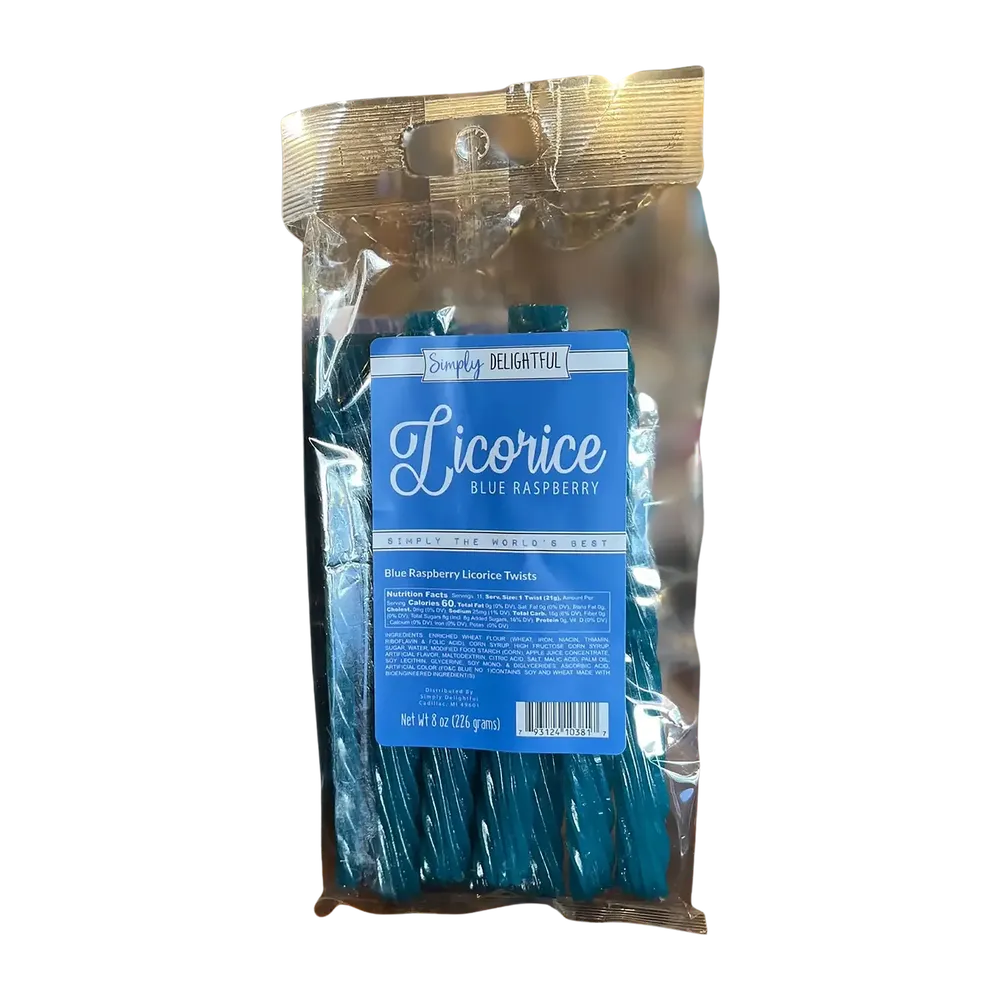 Simply Delightful Blue Raspberry Licorice