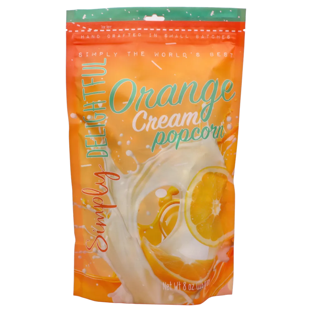 Simply Delightful  Orange Cream Popcorn