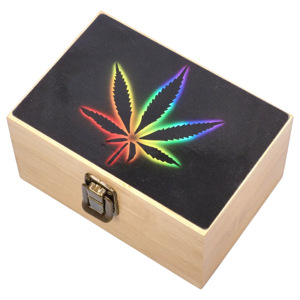 DankStop Small Bamboo Smoking kit (Flowing Leaf )