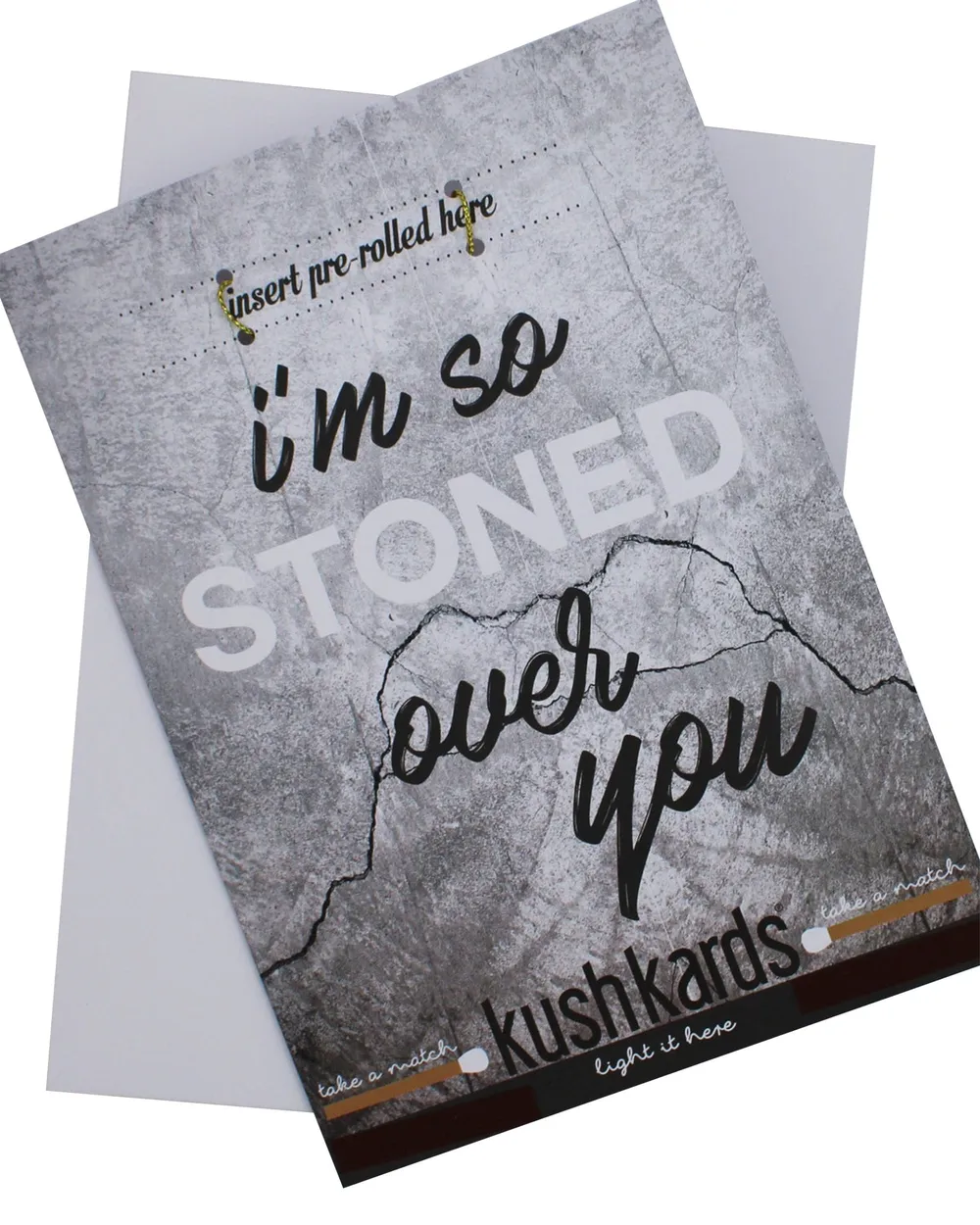 KushKards Stoned Over You Greeting Card