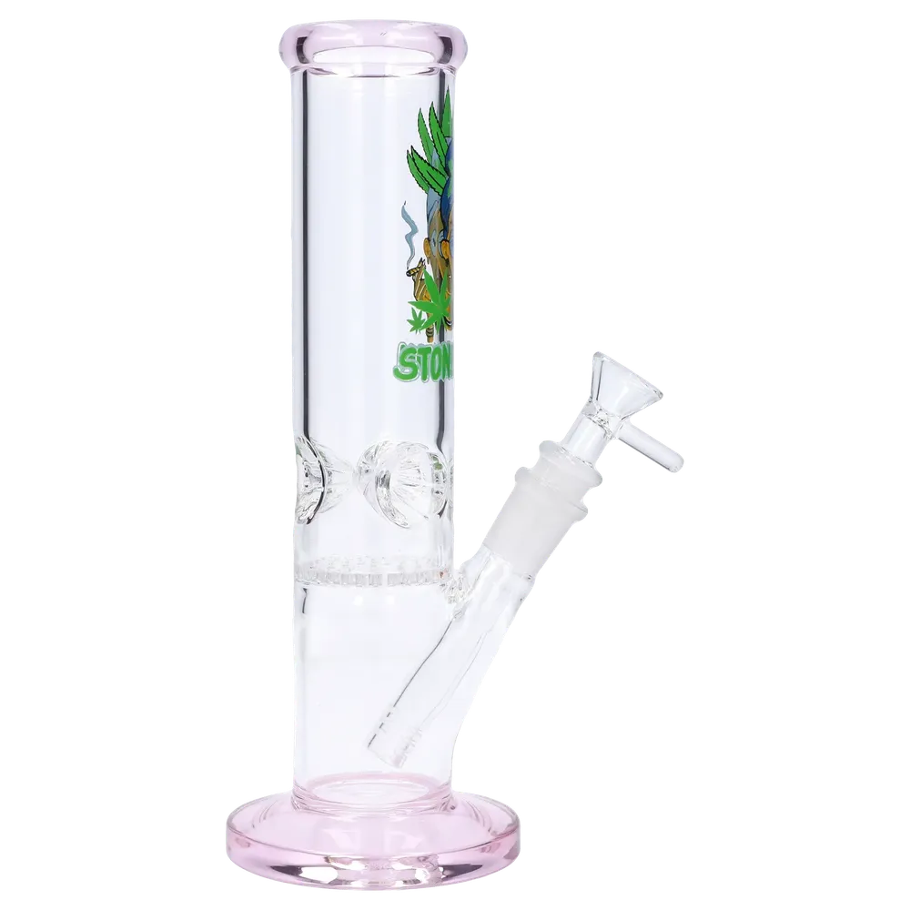 DankStop Stoner Mom Straight Tube with Honeycomb Perc - 10 in